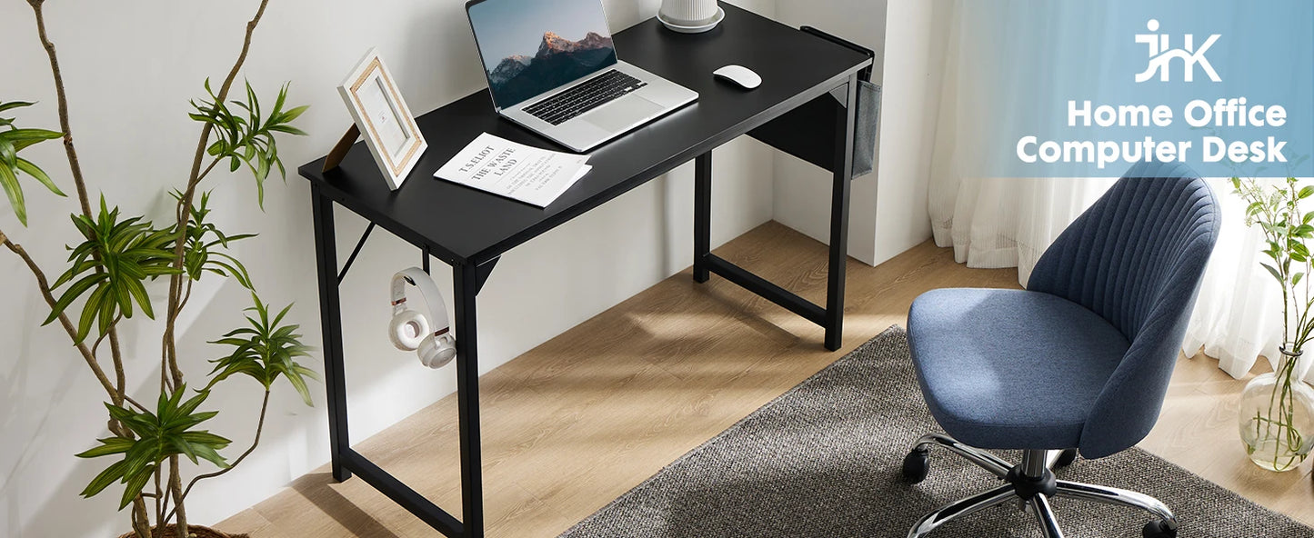 MBM Compact Computer Desk with Side Bag