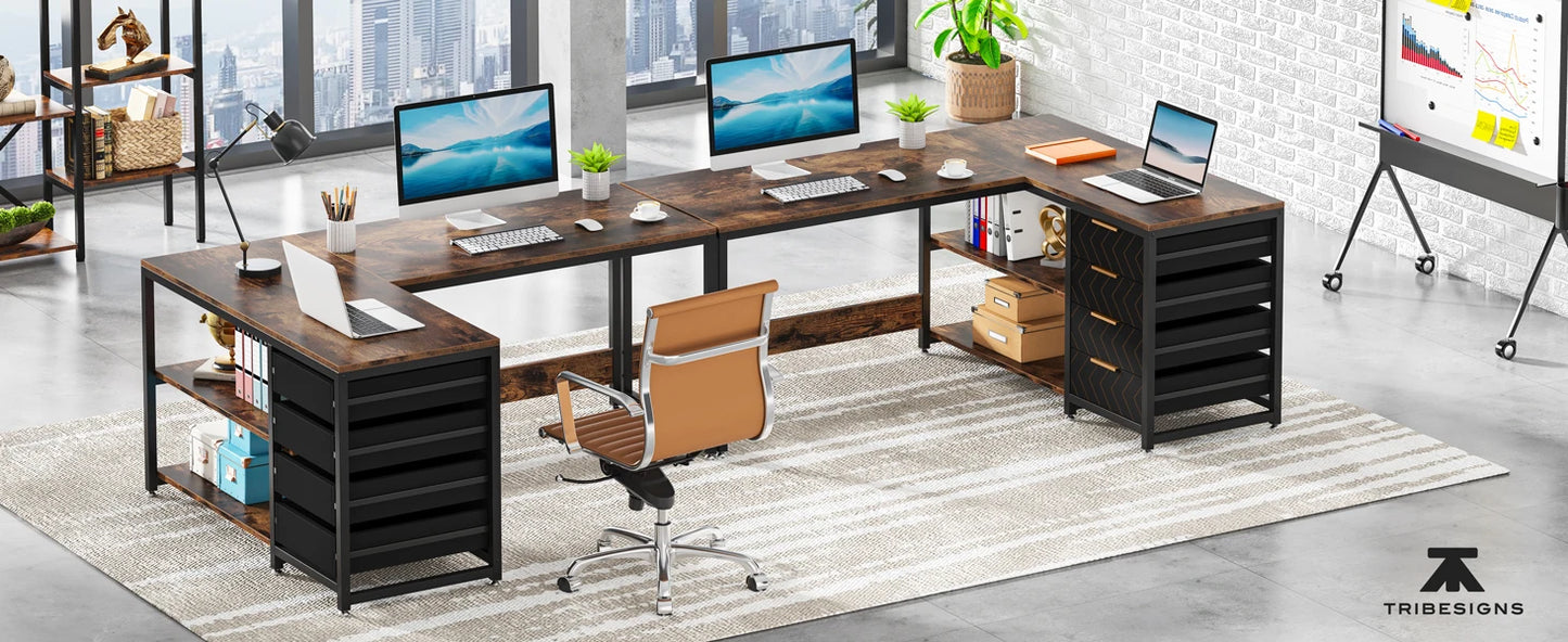 MBM 59 Inch L Shaped Desk