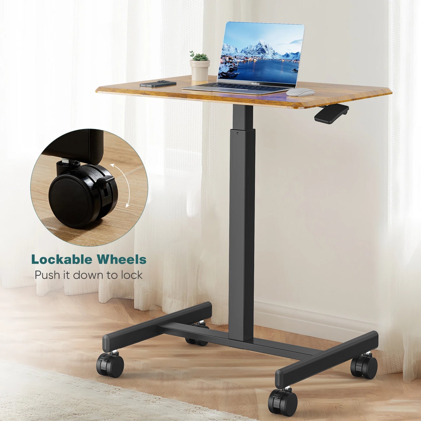 MBM  Portable Laptop Desk on Wheels