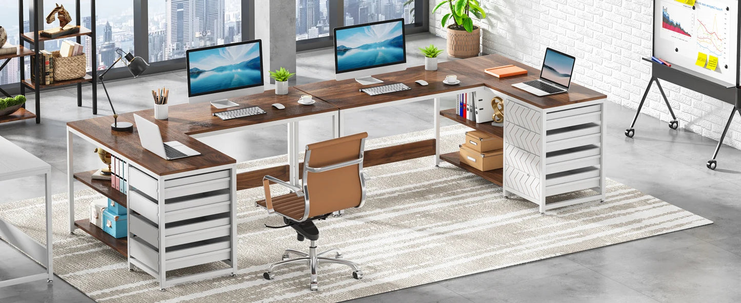 MBM 59 Inch L Shaped Desk