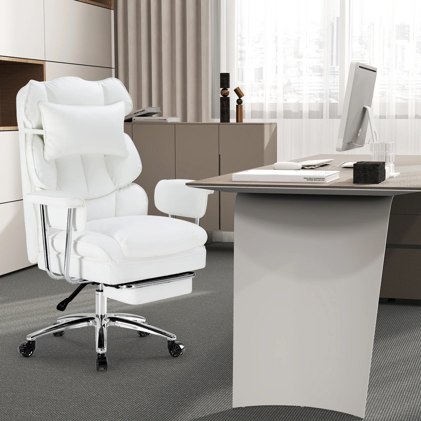 MBM Office Chair with Footrest