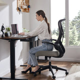 MBM High Back Mesh Office Chair with Flip Up Armrests