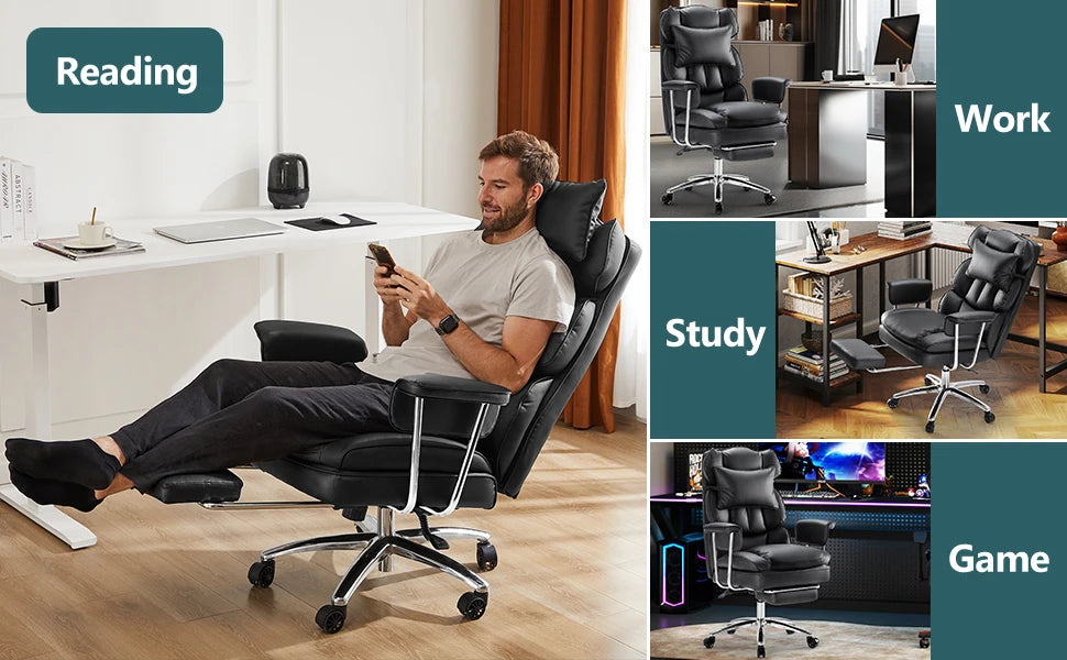 MBM Office Chair with Footrest