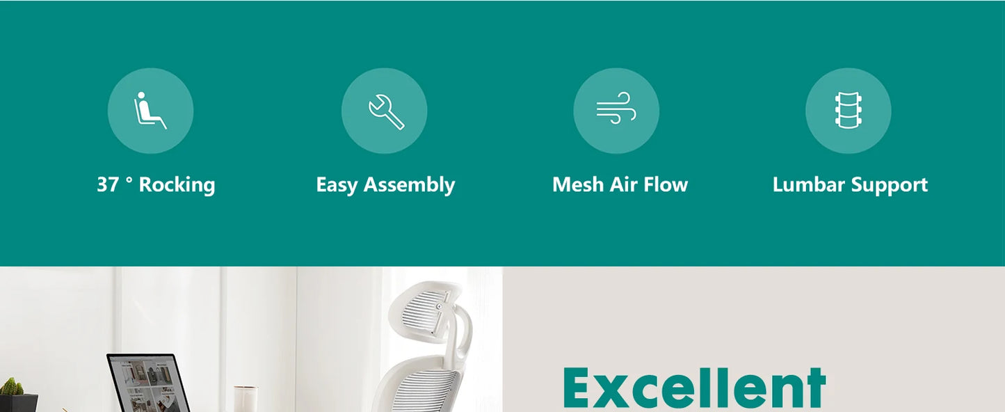 MBM Comfortable Gaming Chair for Long Sessions