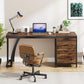MBM Industrial Style Computer Desk 59 Inch