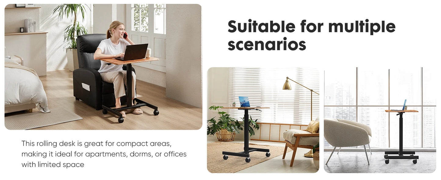 MBM  Portable Laptop Desk on Wheels