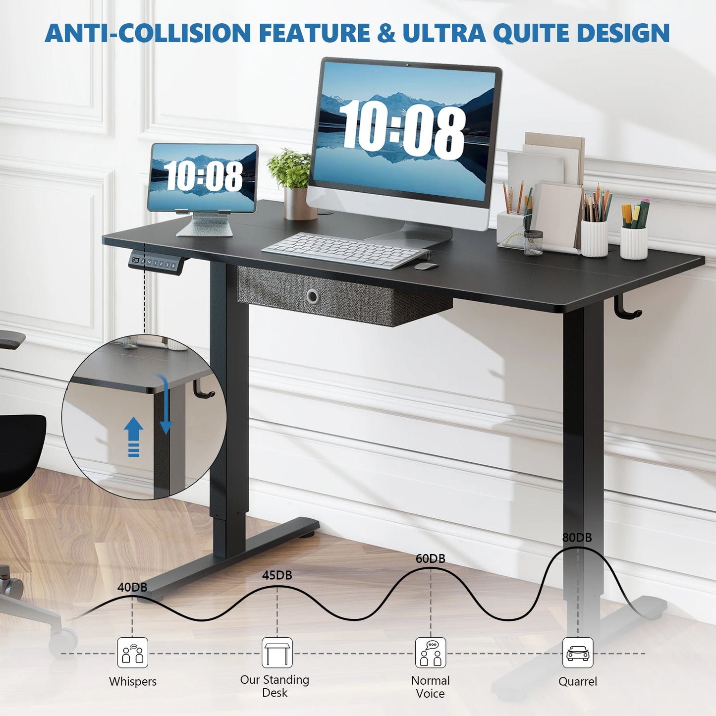 MBM 55 Inch Electric Standing Desk