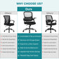 MBM Ergonomic Mesh Office Chair