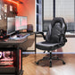 MBM Ergonomic PU Leather Office & Gaming Chair – Adjustable Height, Flip-Up Armrests, Racing Design