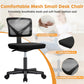 MBM Mesh Armless Office Chair with Lumbar Support – Low Back, Adjustable Height, 360° Swivel, Rolling Computer Chair