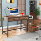 MBM Industrial Style Computer Desk 59 Inch