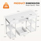 MBM Double Deck Computer Desk 48 Inch
