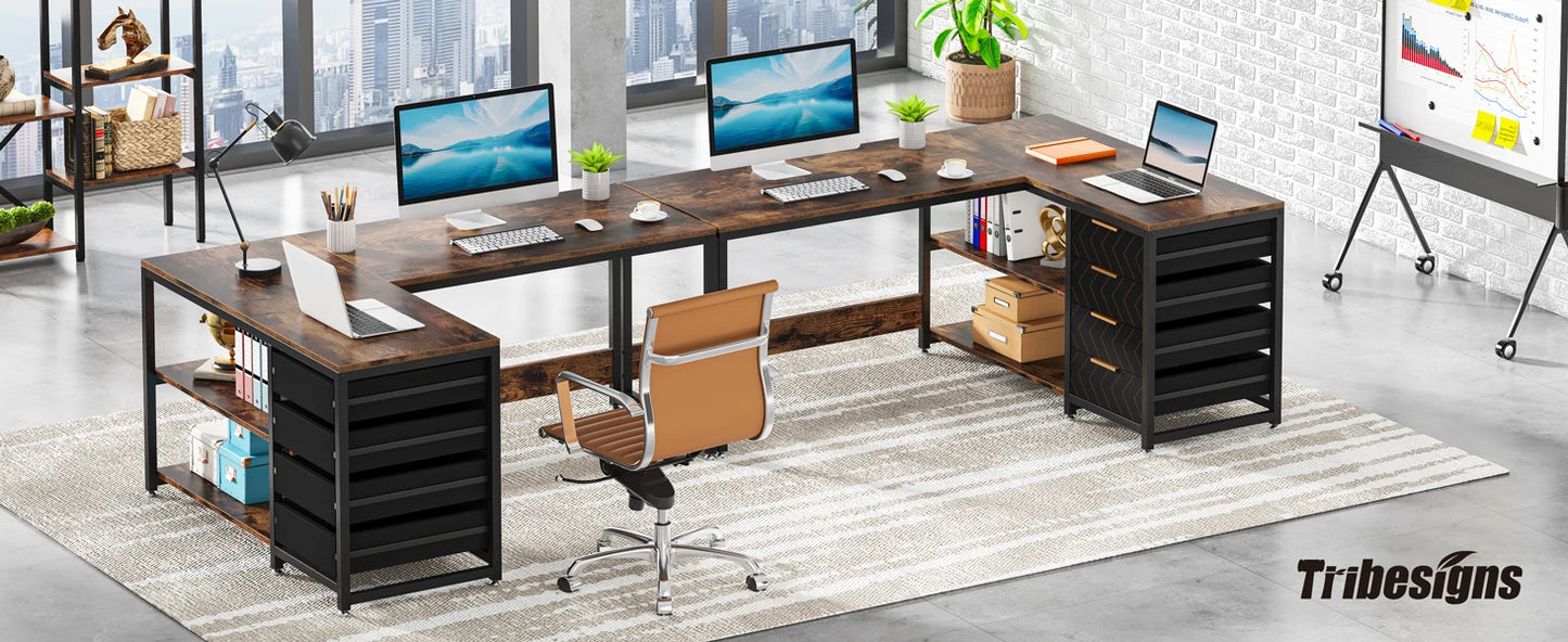 MBM 59 Inch L Shaped Desk