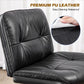 MBM Cross Legged PU Leather Chair