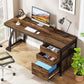 MBM Industrial Style Computer Desk 59 Inch