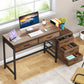 MBM Industrial Style Computer Desk 59 Inch