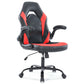 MBM Ergonomic PU Leather Office & Gaming Chair – Adjustable Height, Flip-Up Armrests, Racing Design