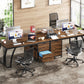 MBM Industrial Style Computer Desk 59 Inch