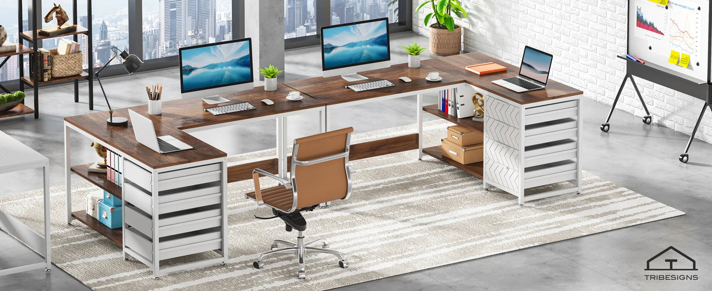 MBM 59 Inch L Shaped Desk