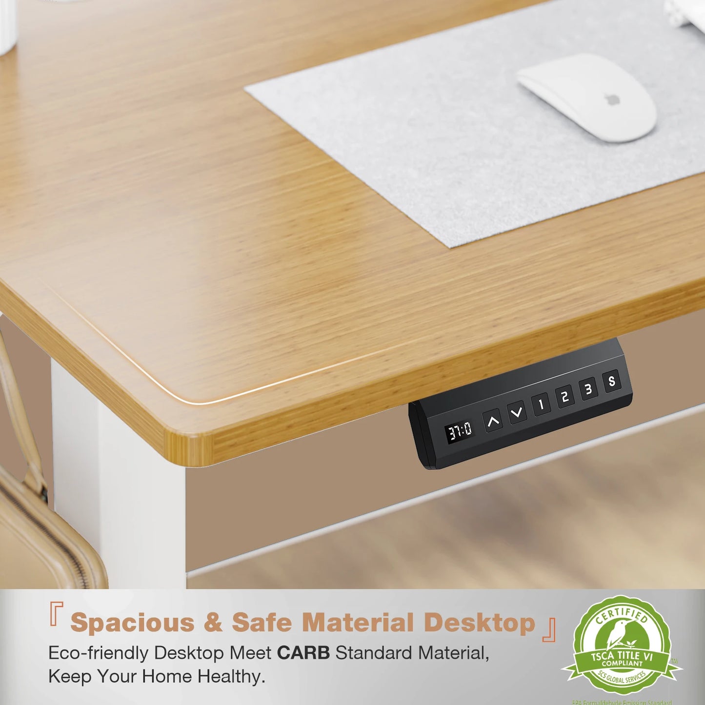 MBM  Small Electric Standing Desk 40 Inch