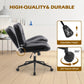 MBM Cross Legged PU Leather Chair