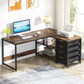 MBM 59 Inch L Shaped Desk