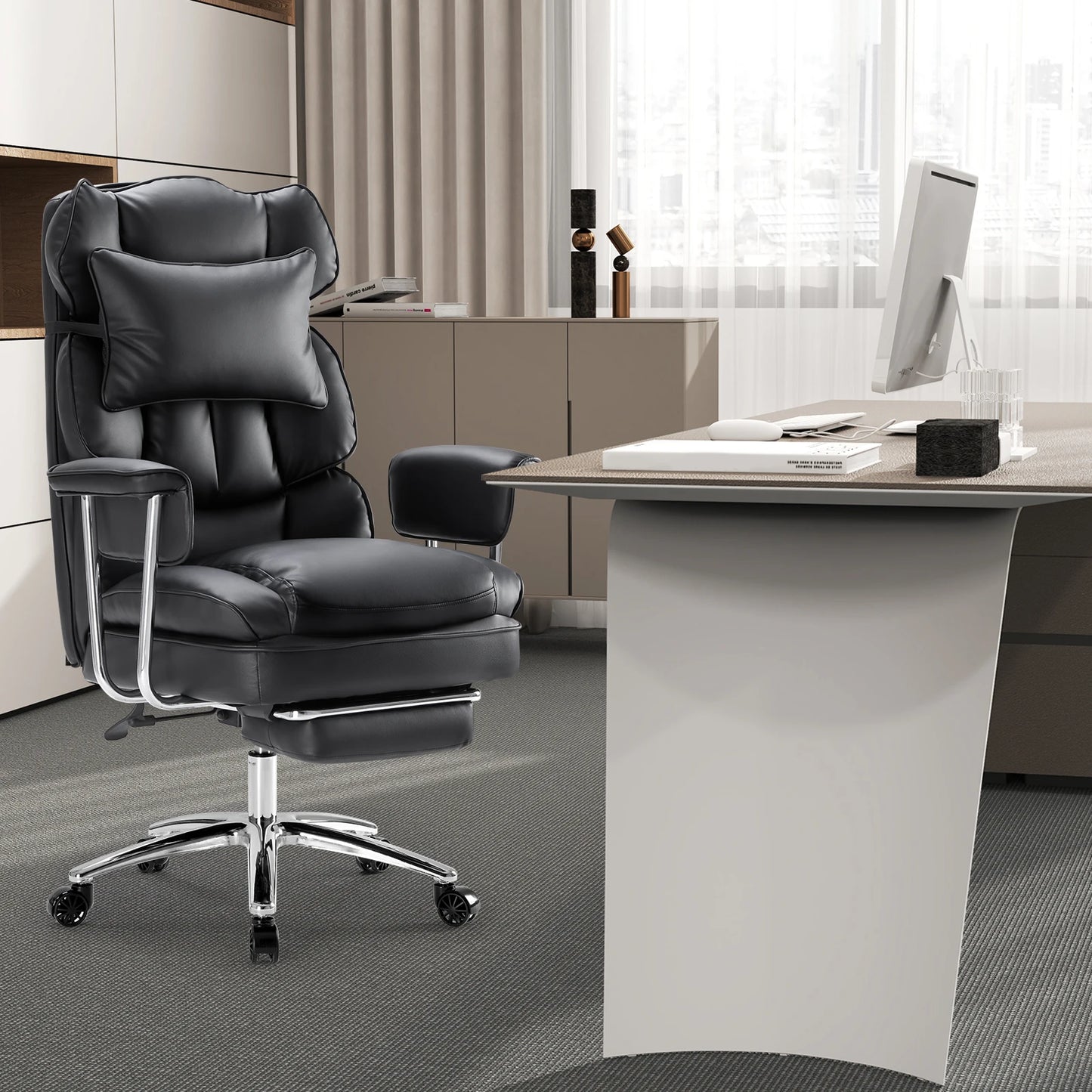MBM Office Chair with Footrest