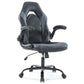 MBM Ergonomic PU Leather Office & Gaming Chair – Adjustable Height, Flip-Up Armrests, Racing Design