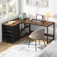 MBM 59 Inch L Shaped Desk